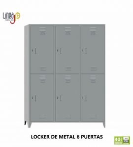 Locker de 6 puertas